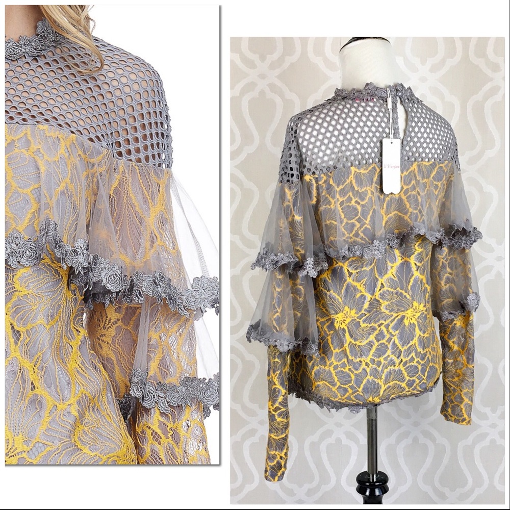 Victorian Flower and Lace Top - Picture 8 of 8